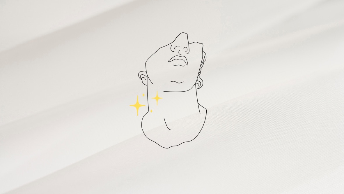 キレイな首のイラスト