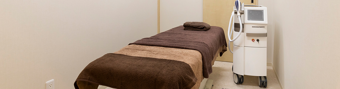 ロレシー美容クリニック脱毛室の写真