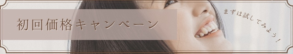 初回価格キャンペーンのバナー画像