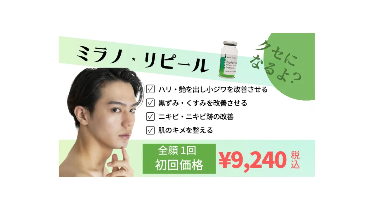 男性ミラノリピール 初回キャンペーン約