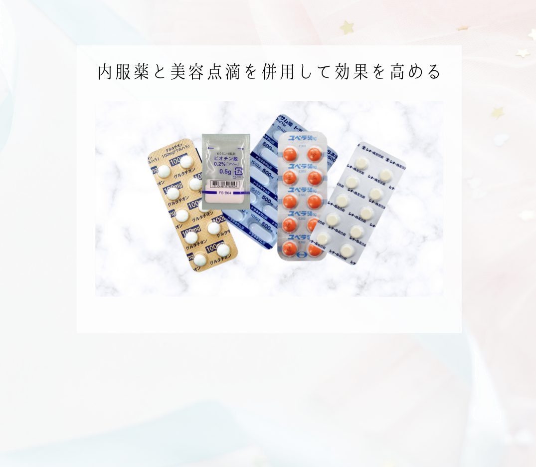 美容内服を紹介するバナー写真